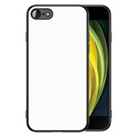 Back Cover iPhone 7/8/SE 2020/SE 2022 Telefoon Hoesje Zwart/wit