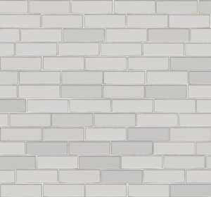 Witte bakstenen structuur behang