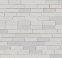 Witte bakstenen structuur behang