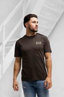 EA7 Emporio Armani 7M000299 T-Shirt Heren Bruin - Maat L - Kleur: Bruin | Soccerfanshop