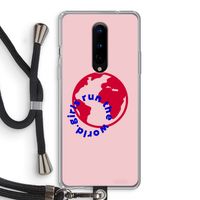 Run The World: OnePlus 8 Transparant Hoesje met koord Run The World: OnePlus 8 Transparant Hoesje met koord