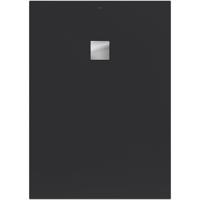 Villeroy & Boch Excello douchevloer - 140x100cm - polyurethaan/acryl Anthracite uda1410exc2v-1s