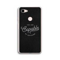 Capable: Google Pixel 3 XL Transparant Hoesje
