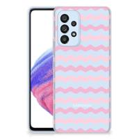 Samsung Galaxy A53 5G | TPU bumper | Waves Roze