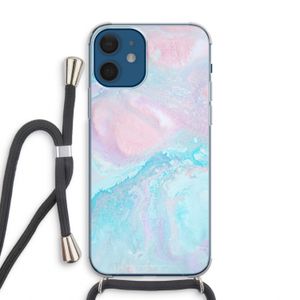 Fantasie pastel: iPhone 12 Transparant Hoesje met koord