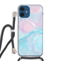 Fantasie pastel: iPhone 12 Transparant Hoesje met koord