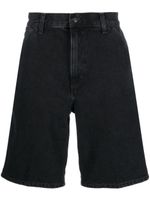 Carhartt WIP short cargo en jean à patch logo - Noir - thumbnail