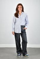 Nine In The Morning broek Blenda 9SS26-BLD34 navy