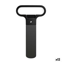 Flesopener Koala Basic Zwart Metaal 11 x 6,5 x 1 cm (12 Stuks)