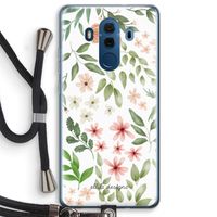 Botanical sweet flower heaven: Huawei Mate 10 Pro Transparant Hoesje met koord
