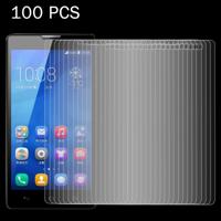 100 stuks Huawei Honor 3 X / G750 0 26 mm 9H oppervlaktehardheid 2.5D explosieveilige getemperd glas scherm Film
