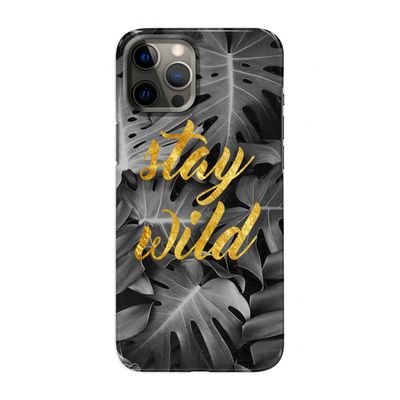 Stay wild: Volledig geprint iPhone 12 Pro Max Hoesje