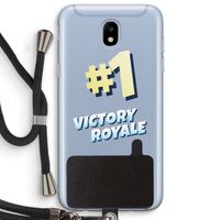 Victory Royale: Samsung Galaxy J5 (2017) Transparant Hoesje met koord