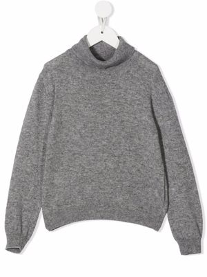 Fay Kids pull à col roulé - Gris