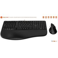 Draadloos toetsenbord en muisset - Ergonomisch - MOBILITY LAB - C30W - Zwart