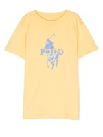 Ralph Lauren Kids t-shirt à logo imprimé - Jaune - thumbnail