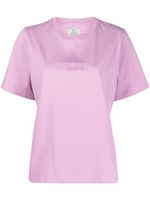 Woolrich t-shirt en coton à logo brodé - Rose