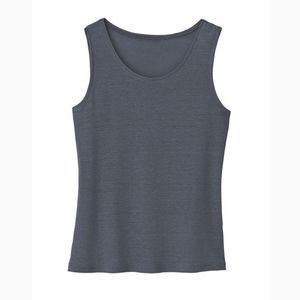 Linnen top, Zwart 46