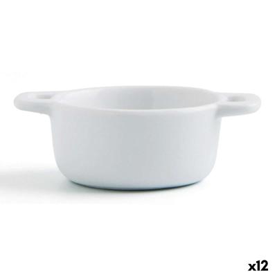 Set voor voorgerechtjes Quid Gastro Fun Wit Keramisch 10 x 7 x 4 cm (12 Stuks)