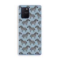 Zebra: Samsung Galaxy Note 10 Lite Transparant Hoesje Zebra: Samsung Galaxy Note 10 Lite Transparant Hoesje