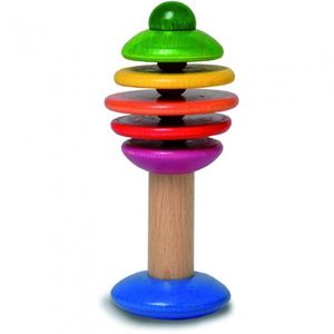 Walter houten rammelboom 15 cm multicolor