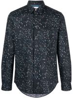 PS Paul Smith chemise en coton à fleurs - Bleu - thumbnail