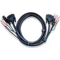 Aten 3M USB DVI-D Enkelvoudige Link KVM Kabel - thumbnail