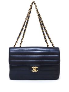 CHANEL Pre-Owned sac porté épaule à fermoir loquet CC (1994-1999) - Noir