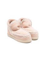 Mou Kids bottines Eskimo en cuir - Rose - thumbnail