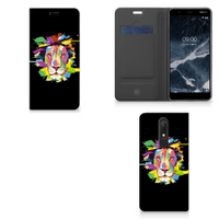 Nokia 5.1 (2018) Magnet Case Lion Color - thumbnail