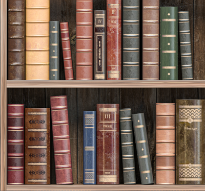 Bibliotheek Boeken Behang Kantoor