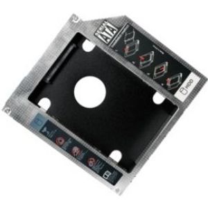 LogiLink AD0017 HDD-/SSD-behuizing 2.5 Zwart, Metallic storage drive enclosure