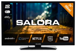 Salora 4404 series 24XHA4404 tv 61 cm (24") HD Smart TV Wifi Zwart 220 cd/m²