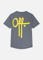 Off The Pitch Fullstop Slim Fit T-Shirt Heren Grijs - Maat XS - Kleur: Grijs | Soccerfanshop