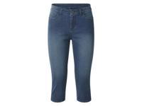 esmara Dames capri jeans - Slim fit (Donkerblauw, 44)