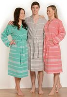 Hamam badjas in 3 kleuren-Taupe-l Hamam badjas in 3 kleuren-Taupe-l