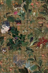 Moooi Carpets - Menegerie of Extinct Animals Curry - 300x400 cm Vloerkleed