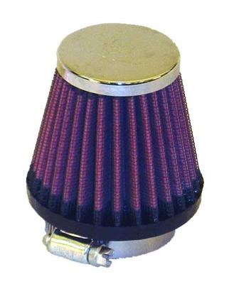 K&N Luchtfilter universeel verchroomd, Universele luchtfilters voor de moto, RC-1070