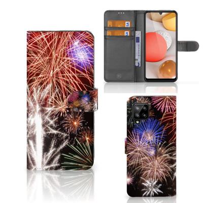 Samsung Galaxy A42 5G | Wallet Case | met Pasjes | Vuurwerk