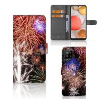 Samsung Galaxy A42 5G | Wallet Case | met Pasjes | Vuurwerk