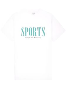 Sporty & Rich t-shirt Sports en coton - Blanc