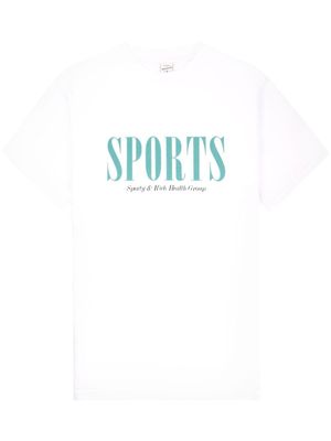 Sporty & Rich t-shirt Sports en coton - Blanc