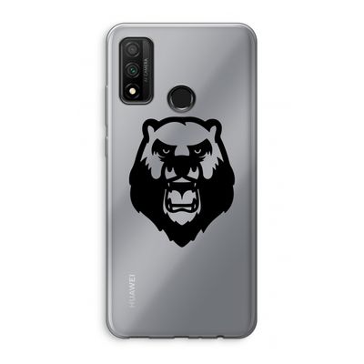 Angry Bear (black): Huawei P Smart (2020) Transparant Hoesje