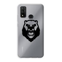 Angry Bear (black): Huawei P Smart (2020) Transparant Hoesje