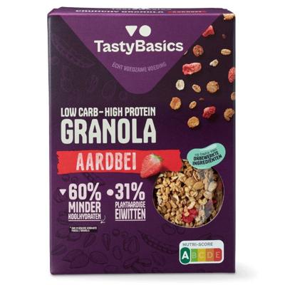 TastyBasics Granola Aardbei (350 gr)