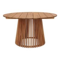 House Nordic - Eettafel Teak Naturel - 120x120x75cm - Lorca