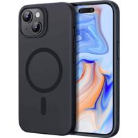 ESR Cloud Soft HaloLock Case Backcover Apple iPhone 15 Plus Zwart MagSafe compatible