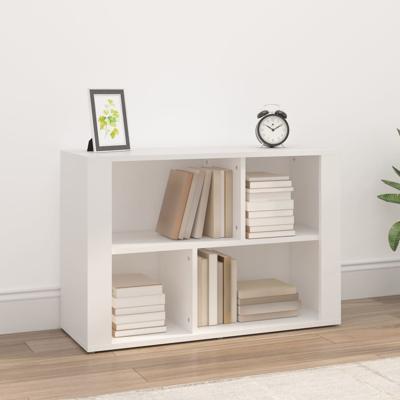 Dressoir 80x30x54 cm bewerkt hout wit