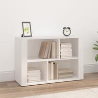 Dressoir 80x30x54 cm bewerkt hout wit