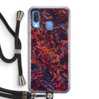 Lucifer: Samsung Galaxy A40 Transparant Hoesje met koord